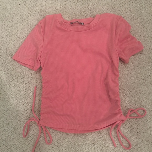 Pink Zara Ribbed Top - Picture 4 of 4